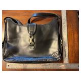 CIP053 - Black Purse Made in Italy - unsure of brand