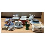 AAT060- Assortment Of Vintage Tea Cups, Saucers And Ceremicware
