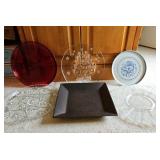 AAT064-Classy Collection Of Vintage Serving Platters