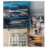AAT095 - Tool Box Full Of Sockets, Ratchets, Wrenches And More