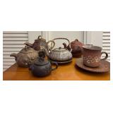AAT108- Various Ornate Ceramic Tea Pots 