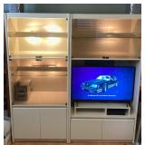 AAT701 Off-White Entertainment Center 