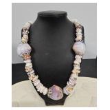 PTH007-Unique Natural "Puka Shells" Jewelry By Artist Extraordinaire Myrna Lee Chang