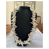 PTH047- Stunning Natural White Cross Shapes Pearl Necklace 