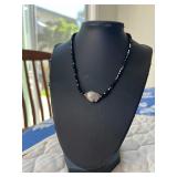 PTH067- Elegant Myrna Lee Chang Crystal & Freshwater Pearl Necklace