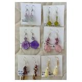 PTH080- Assted Hand Crafted Myrna Lee Chang Earrings 