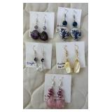 PTH083- Various Earrings Hand Crafted By Myrna Lee Chang