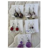 PTH085- Beautiful Hand Made Myrna Lee Chang Earrings 