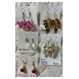 PTH090 Assorted Hand Crafted Earrings By Myrna Lee Chang