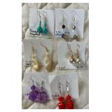 PTH092- Assorted Hand Crafted Myrna Lee Chang Earrings