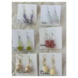 PTH102- Various Hand Crafted Myrna Lee Chang Earrings 