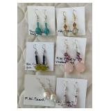 PTH103- Asstd Hand Crafted Myrna Lee Chang Earrings