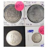 PTH225 - Assorted Silver Coins (4)