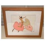 PTH306 Framed “Dawn Patrol” Picture By Margaret Rice