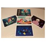 PTH315 Four Disney The Little Mermaid Commemorative Lithographs