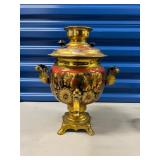 PTH325- Vintage Samovar Electric Copper Coffee Pot