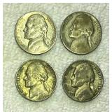 PTH355 Philadelphia Mint Wartime Nickel Lot (1942 ~ 1945)