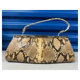 PTH372- Womens Snake Skin Hand Bag