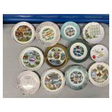 PTH375- Assorted Decorative Plates Of US Cities & States