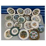 PTH376- Various Decorative Ceramic Plates Of US States & Cities