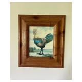 PTH391- Framed Print of Rooster