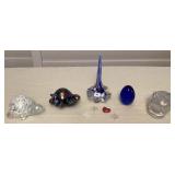 MCS006 Beautiful Art Glass Paperweights, Ring Holder & More!