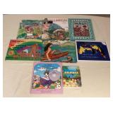 MCS018 Eight Children’s Hawaiian & Japanese Folklore & Fairy Tale Hardcover Books 