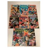 MCS019 Eight Vintage DC Karate Kid Comic Books