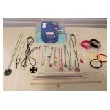 MCS062 Costume Jewelry Bangle Bracelets, Necklaces & Kids Jewelry Making Kit