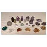 MCS073 Beautiful Polished Stone Crystal Points/Obelisks, Amethyst Cylinders & More!