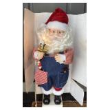 MCS108 The Original Motion-ettes Of Christmas Animated Lighted Santa New