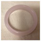 MCS136 Lotus Pink Jade Bangle Bracelet New