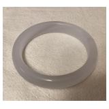 MCS138 Light Grey Jade Bangle Bracelet New