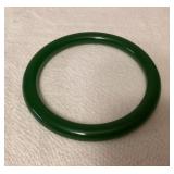 MCS139 Spinach Green Jade Bangle Bracelet New