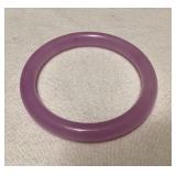 MCS152 Purple Jade Bangle Bracelet New