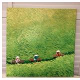 MCS163 Large Original Impasto Style Scenic Painting On Canvas