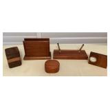 MCS180 Koa Wood Office Items