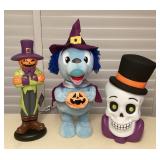 MCS189 Halloween Blow Molds & Plush Door Greeter New