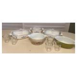 MCS217 Vintage Pyrex, Corning Ware & Glass Cups