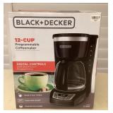 MCS224 Black + Decker 12-Cup Programmable Coffeemaker New