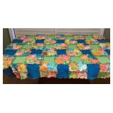 MCS235 Vintage Hawaiian Patchwork Quilt Blanket