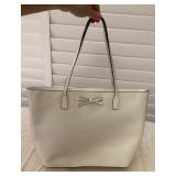 MCS237 Kate Spade New York Off-White Large Leather Tote Bag