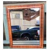 MCS241 Koa Veneer Framed Mirror