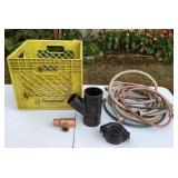 MCS247 Vintage Foremost Milk Crate, Draining/Venting Hoses & Plumbing Fittings