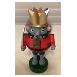 MCS276 German Mouse King Wooden Nutcracker 