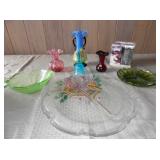 AHC017 Fenton, Mikasa Glass Ware, Murano Style