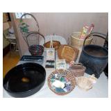 AHC044 Baskets, Ikebana Vases, Geodes & More