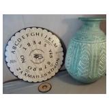 AHC052 Large Terra Cotta Vase & Third Eye Talking Board