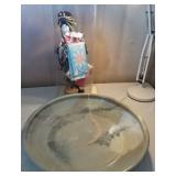 AHC070 Vintage Japanese Doll & Pottery by J. Chang