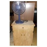 AHC097 Portable Kitchen Cabinet & Toshiba Fan